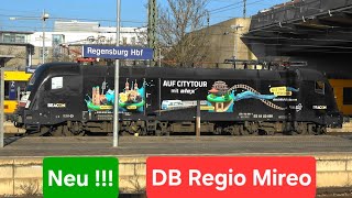 Regensburg Hbf: der neue DB Regio Mireo, 182 599 \