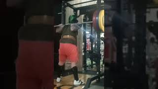 150kg squat with a spot