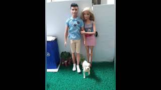 UNBOXDAILY : UNBOXING KEN PET TRAINER WITH TWO DOGS, PET TRAINING ACCESSORIES AND TRAINER KEN DOLL..