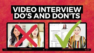 Video Interview TIPS  - How to Stand Out in Video Interview for Jobs!