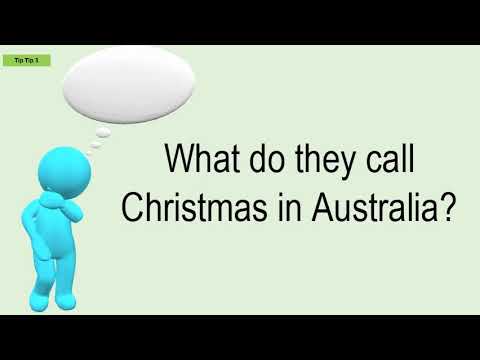 What do the Aussies call Christmas?