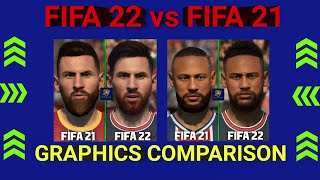 FIFA 22 vs FIFA 21 Players Graphics Comparison (Next-Gen vs Old-Gen)