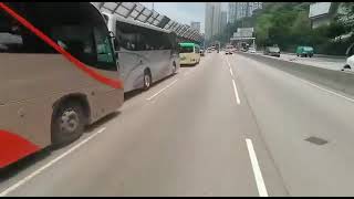 230324 5 bus Crash 將軍澳隧道觀塘入口5車相撞 12：57