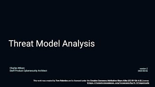 AVCDL threat modeling - model analysis