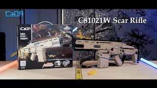 CaDA Bricks FN Scar Rifle C81021W (single and burst fire modes)