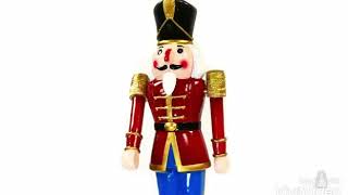 Christmas Royal Soldier Nutcracker Animatd Blow Molded Red And Blue 36in Props