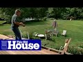 How to Pour a Concrete Deck Footing | This Old House