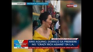 Kris Aquino, dumalo sa premiere ng 'Crazy Rich Asians' sa L.A.