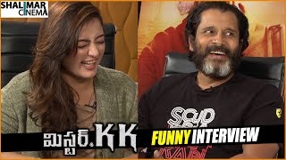 Vikram and Akshara Haasan Hilarious Interview About Mr KK Movie || Shalimarcinema