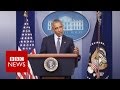 Barack Obama: 'Nobody said democracy's supposed to be easy' BBC News