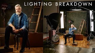 How I Lit This Classic Male Portrait: Studio Lighting Techniques Explained