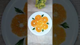 Orange Carving skills l Fruit Cutting Ideas l fruit art and crafts #fruitcuttingskills #art #diyart