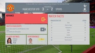 Season 2 MATCH 51 - FA Cup Quarter Final Vs. Tottenham Hotspur HOME