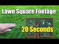 Lawn Square Footage Calculator