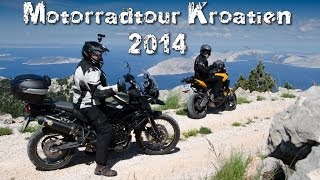 FUNBIKER PUCHBERG Tiger 800 XC \u0026 Kawasaki Versys - Tour Kroatien / Drift HD Ghost