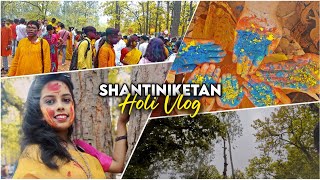 Shantiniketan Dol Utsav😍, Holi Vlog in Shantiniketan, Sonajhuri Hat Bolpur, Samata Vlogs