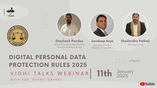 Digital Personal Data Protection Rules 2025 | Interactive Discussion | 11.01.2025