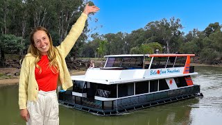 SWAPPING our CARAVAN for a GIANT HOUSE BOAT!  Australian boat living!