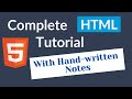 HTML Tutorial for Beginners - Complete HTML Crash Course with Notes [2024]