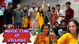 Movie at Village theatre 🍿Kaanum Pongal Outing | Hussain Manimegalai