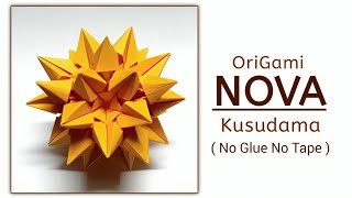 Origami Nova Kusudama ( Kovács Vincéné ) || ORIGAMI J15