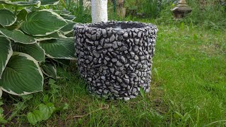 GORGEOUS PLASTIC BUCKET FLOWERPOT