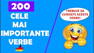 🇩🇪200 cele mai #IMPORTANTE VERBE din limba germană!🙀 Trebuie să le cunoști neapărat.