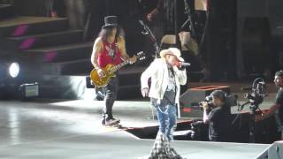 Guns N Roses - The Godfather Theme & Sweet Child O Mine @ Dodger Stadium, August 19, 2016