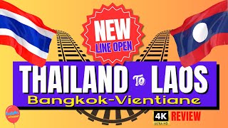 NEW DIRECT ROUTE: Bangkok to Vientiane Train Review🇹🇭🇱🇦 [4k]