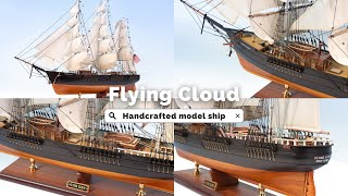 Seacraft Gallery - Clipper Flying Cloud Handcrafted model ship