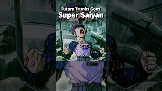 Future Trunks goes Super Saiyan for the first time!