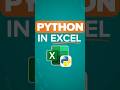 You Can Now Use AMAZING Python Inside Excel!