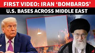 US Bases BOMBED; First Video Of Explosions | Irans Ballistic Missile Rain ‘UNNERVES’ Trump Team