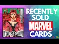 Recently Sold Marvel Cards - X-men Metal Is HOT 🔥 Marvel Card Collecting & Investing