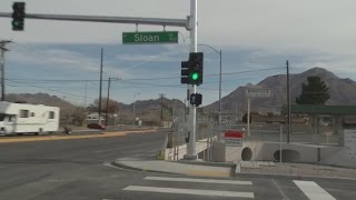 New traffic signal installed at Lake Mead, Sloan Lane