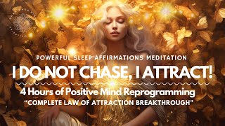I Do Not Chase - I attract! 🧲 Powerful Sleep Affirmations Meditation 😴 LOA Breakthrough ⚡️⚡️