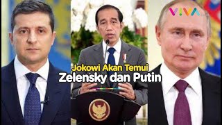 Jokowi Bakal Bertemu Putin Zelensky di Tengah Perang