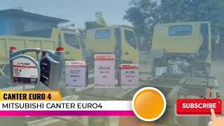 GANTI OLI CANTER EURO4, FILTER OLI DAN FILTER SOLAR YG DI REKOMEMDASI MITSUBISHI. SIMAK SAMPAI HABIS