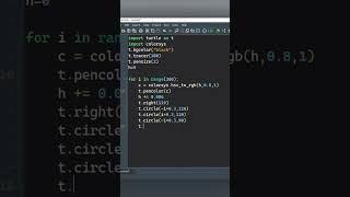π€Graphics with python turtle #shorts
