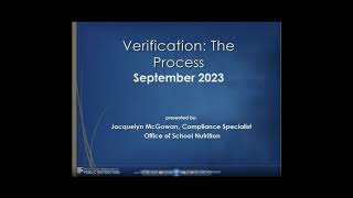 VERIFICATION: The Process sy2023 2024 - Part Two