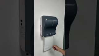 Electronic sensor paper dispenser-Grey color working video