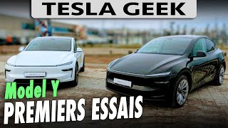 First road tests of the new TESLA Model Y