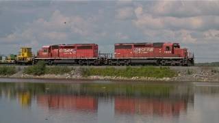 Canadian Pacific Galt Subdivision : CWR Train, Veteran EMDs and More [HD]