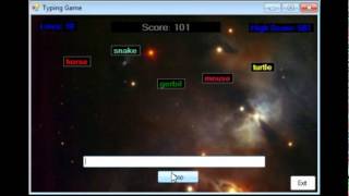 Visual Basic - Typing Game