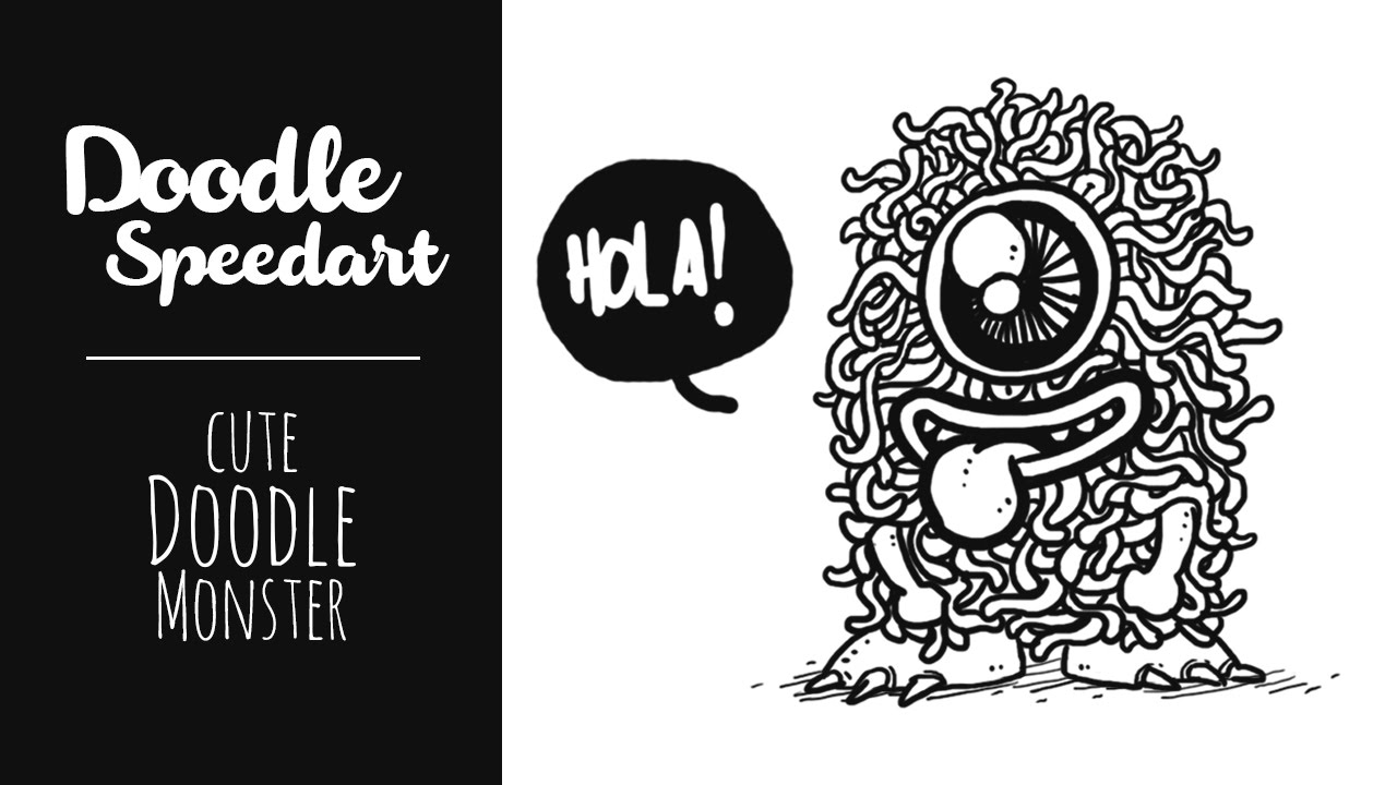 Doodle Art Monster