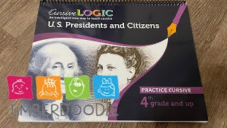 Cursive Logic US Presidents & Citizens Flip-Through and Review