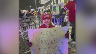 Young cancer survivor from Rochester area pushed down stands at Sunday’s Bills game