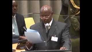 President Yoweri Museveni at the UN High Level Thematic Debate on UN cooperation