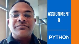 Python assignment 8
