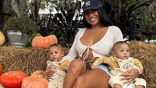 GRWM | Pumpkin Patch with my twins and their dad